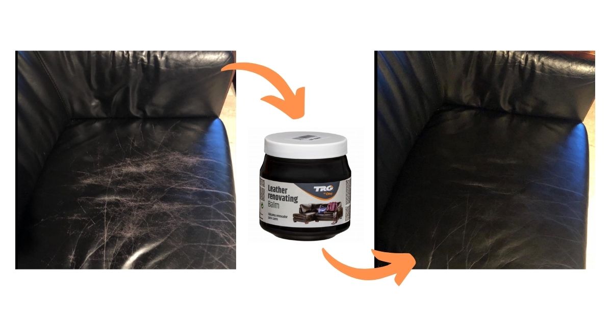 Leather Renovating Balm Black 118 Jak opravit černou koženou sedačku